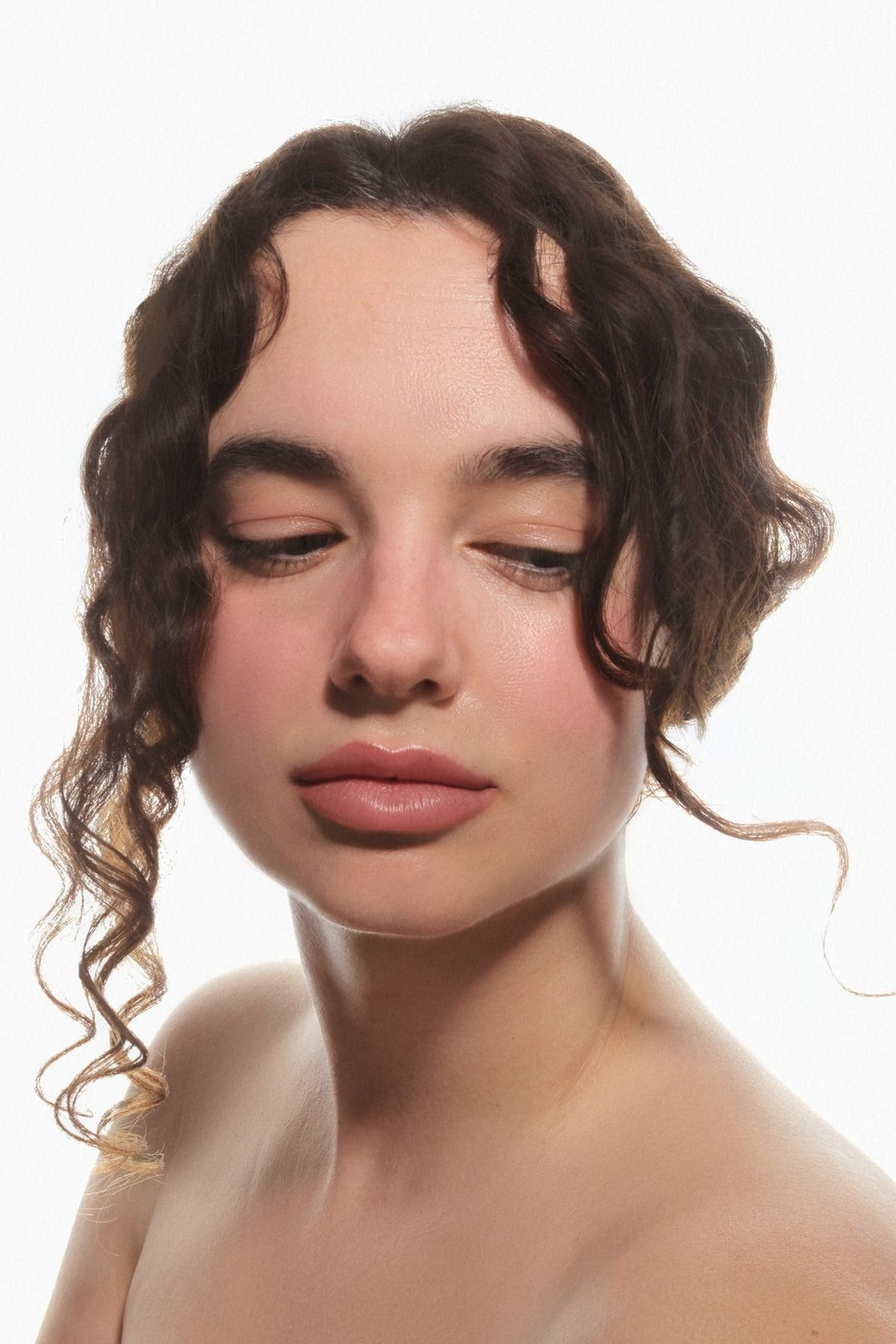 Beauty portrait, framed